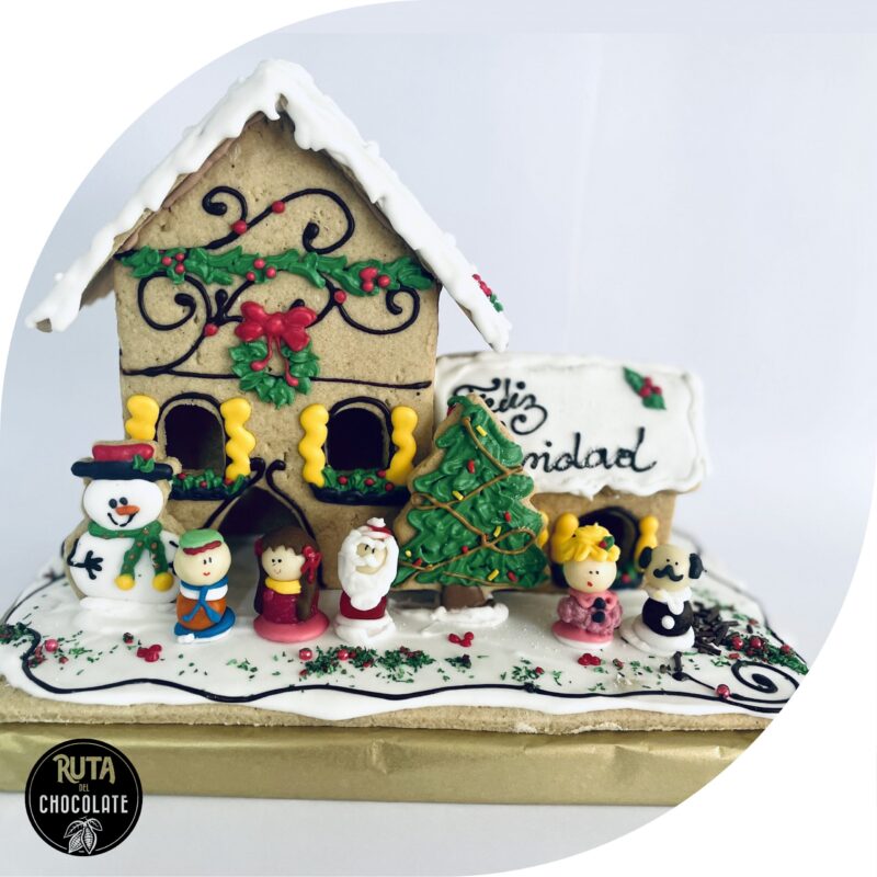 Casa grande galleta Navidad