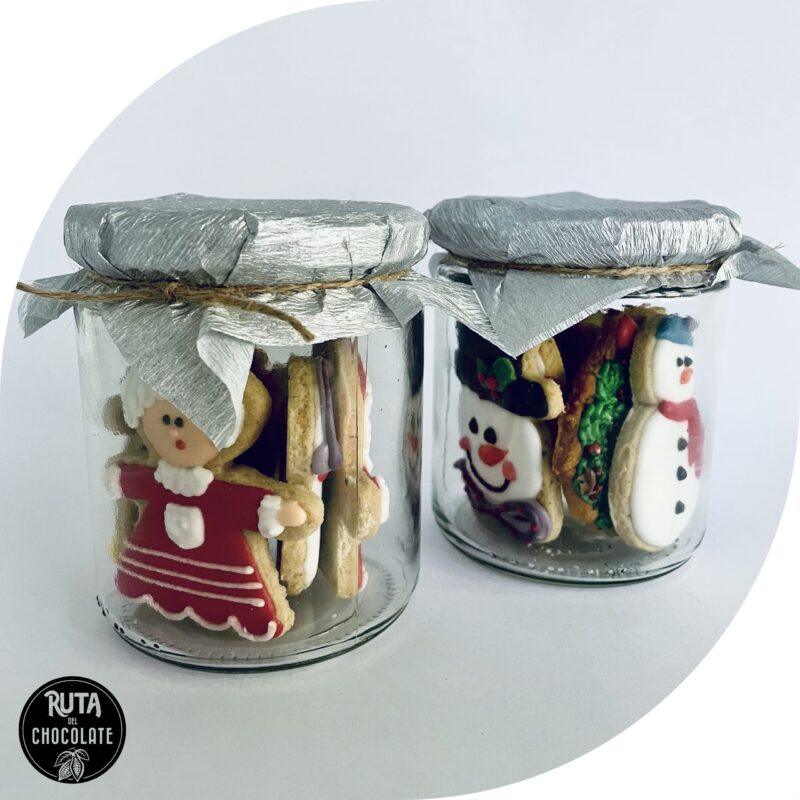 Frasco galleta Navidad