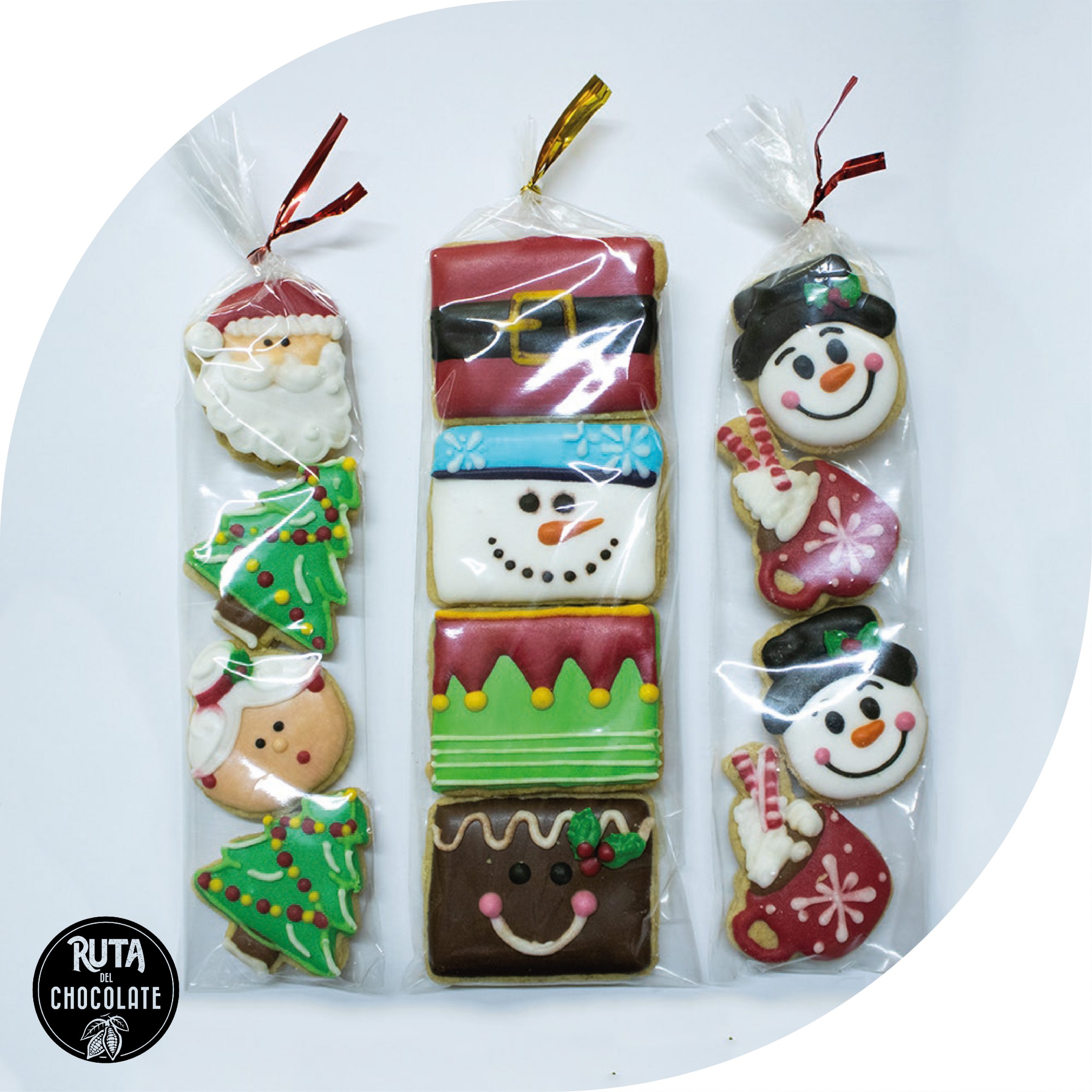 🎄🍪 Set de 8 Galletas Decoradas Navideñas ¡Disfruta de la Magia