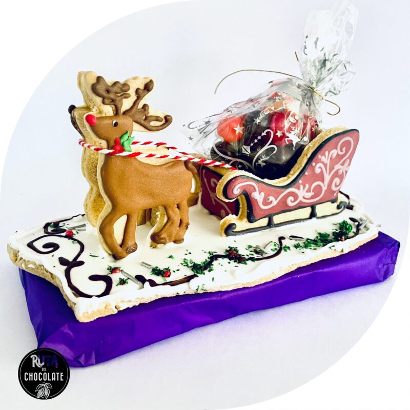 Trineo galleta Navidad